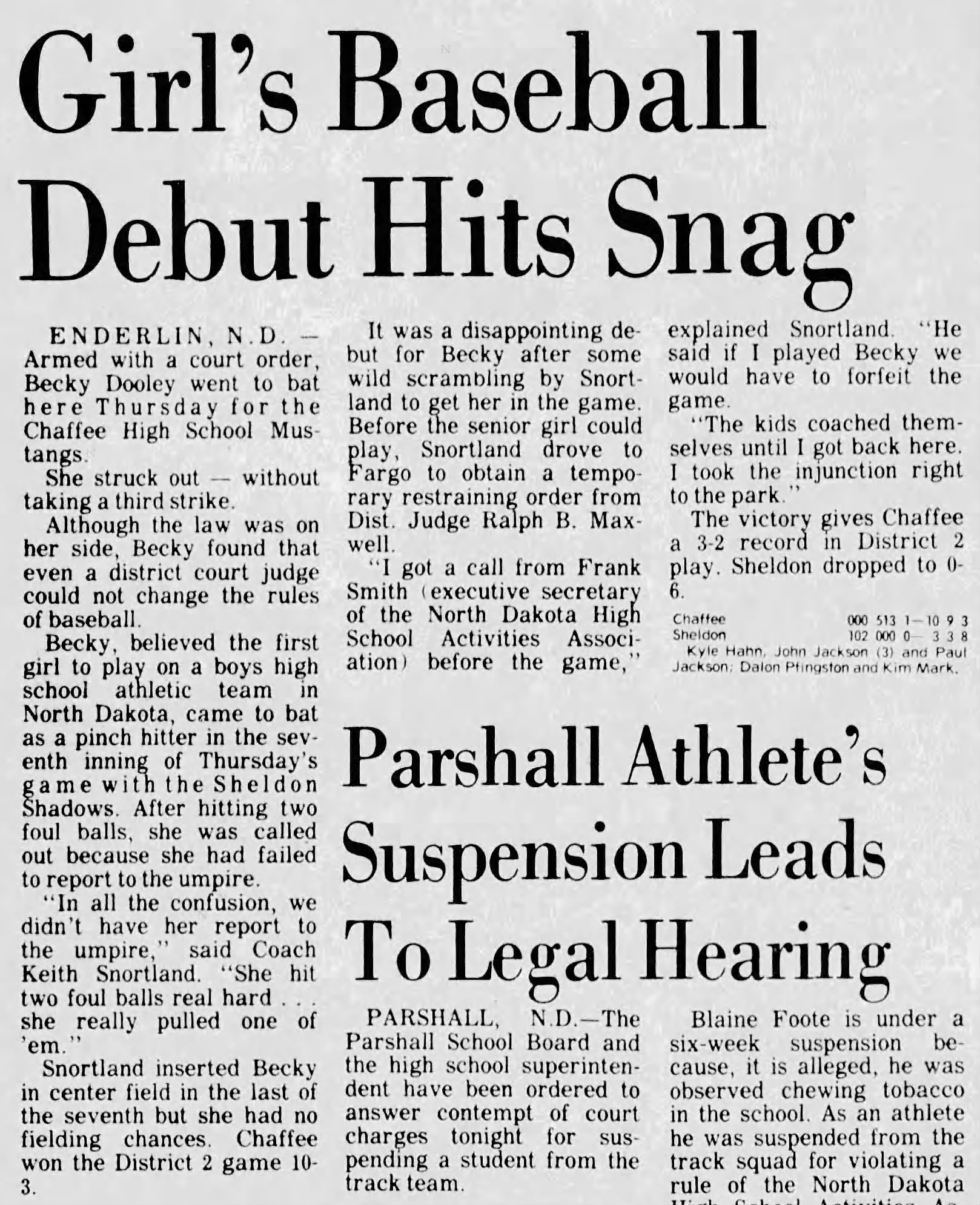 Newspaper image